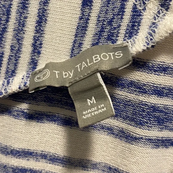 T by Talbots Striped Tie Back Maxi Dress EUC - Picture 6 of 7